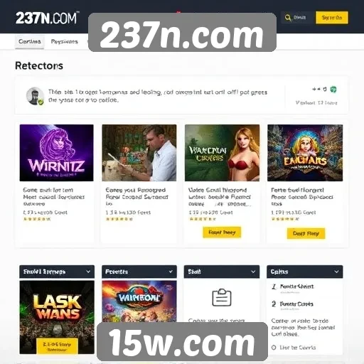 Análise dos principais recursos do site 237n.com